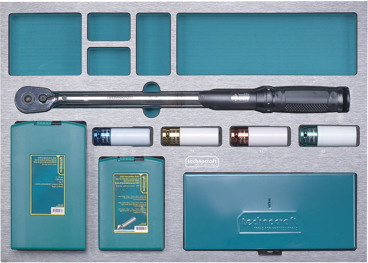 Werkstattwagen SWISS-TEAM-PLUS 743-tlg. 1/4",3/8, 1/2" - Schlüsselwerkzeuge