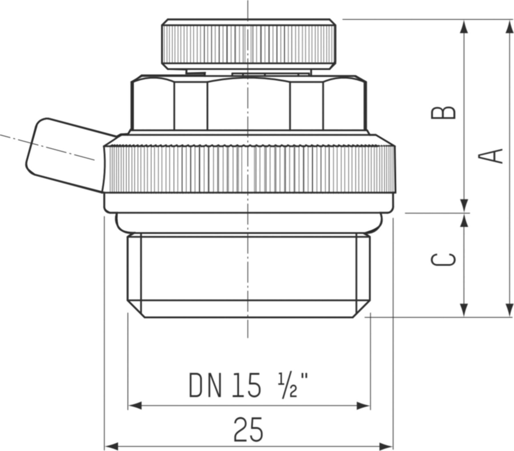 Heizkörperentlüfter ER 40 VENT 1/2" 240.5420.000 automatisch wirkend - Taconova