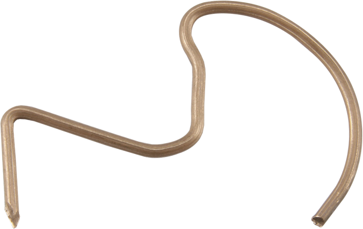 Ziegelklammern zu Pfannenziegel Kupfer Art.5053.100 - Drahtstifte, CU-Stifte, Inoxstifte