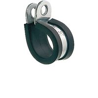 20573 Halterungsschellen mit schwarzem Gummiprofil