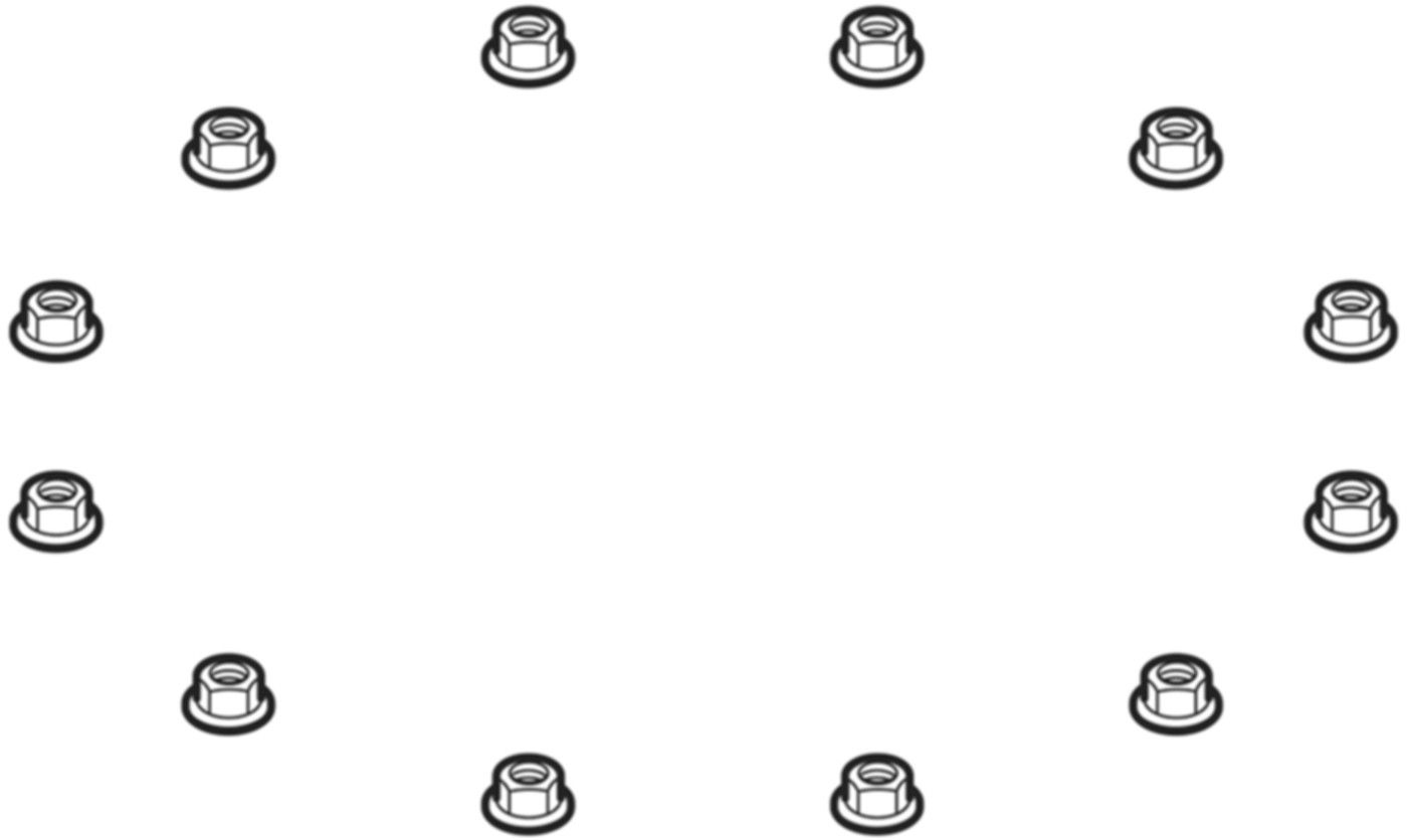 Flanschmuttern GEBERIT