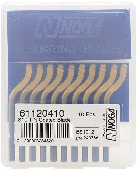 NOGA Entgraterklingen, HSS-Tin BS1012 S, für Abrasive Materialien - Metallbauwerkzeuge