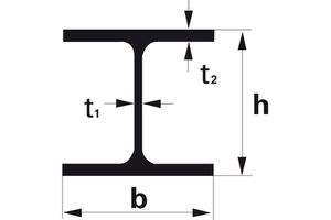 EN 10025 HEA 100 - HEA Breitflanschträger S235JR+AR