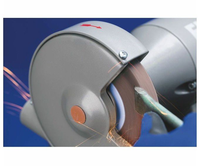 Schleifbockscheibe Edelkorund Weiss