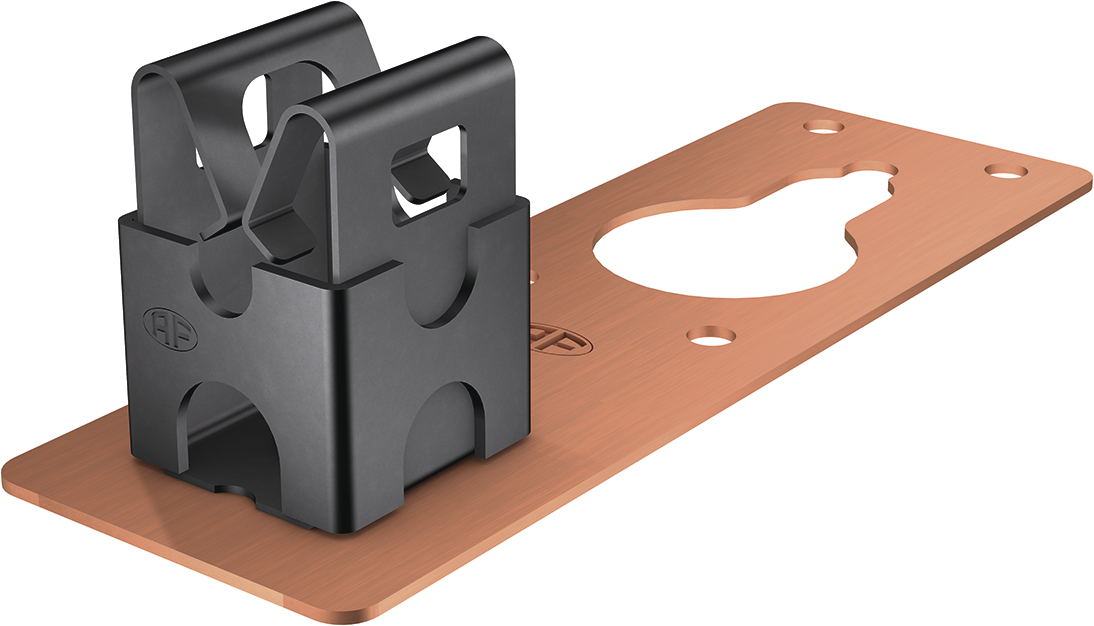 Leitungsh. f/Welleternit Kupfer 6-10 AF 225.026.000 / FL 79 Quadro - AF Blitzschutzprogramm