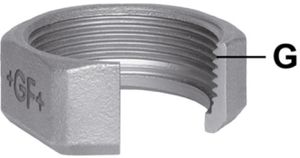 Überwurfmuttern +GF+ 374V
