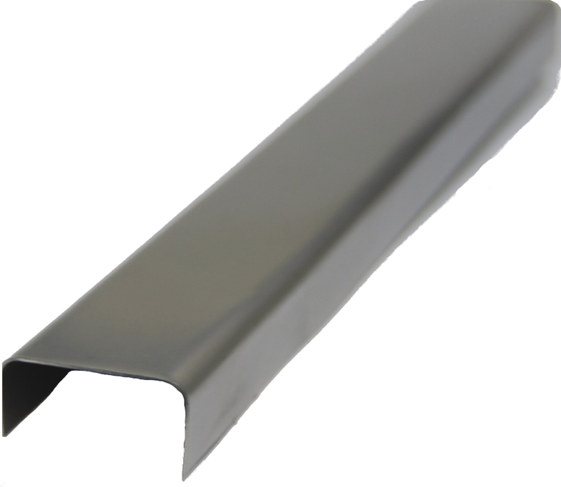 Rostfreies Abdeckungsprofil 1.4301 L= 2990 mm für Glas 17 mm geschliffen - INOXTECH-Handlauf-/Geländer-System