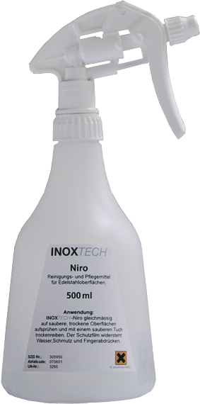 Inoxtech MEPRO-Niro Reinigungs -, Pflegespray 0.5 Liter 129562 - INOXTECH-Handlauf-/Geländer-System