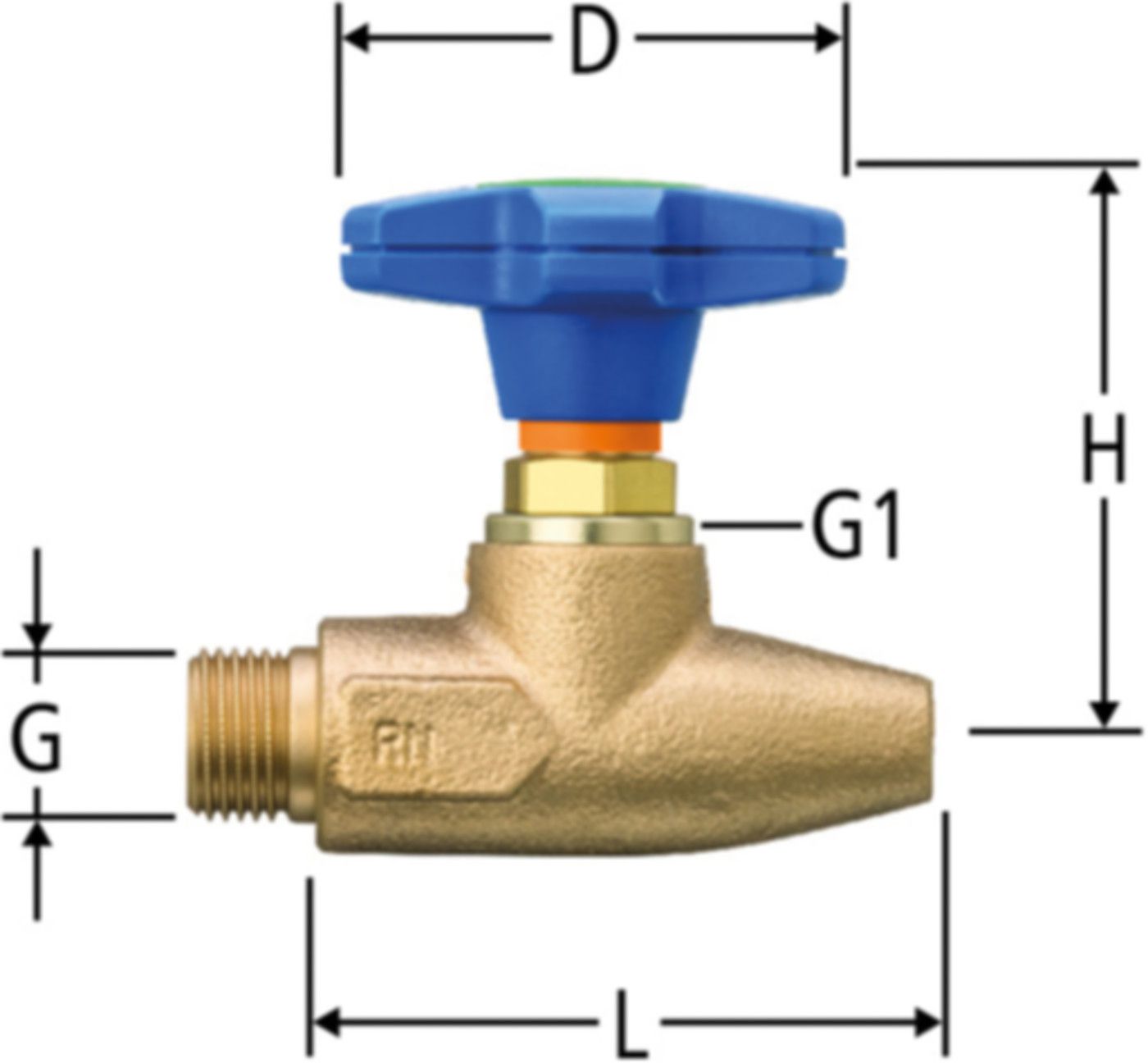 Entleerventile gerade NUSSBAUM