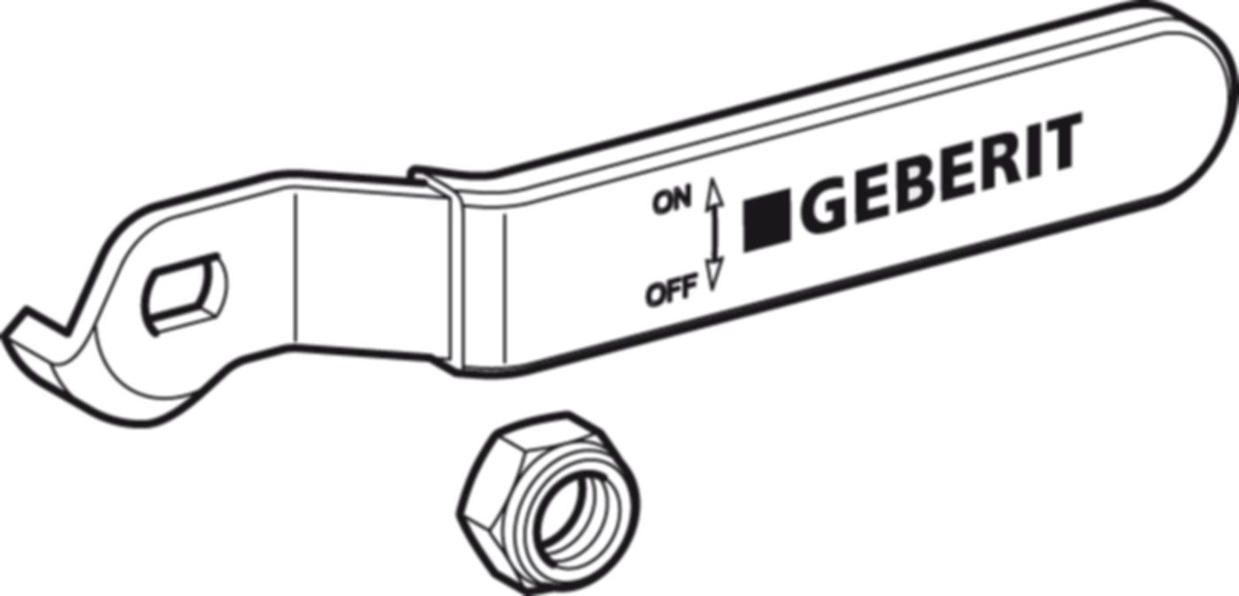 Griff für Kugelhahn 15-18mm 94931 - Geberit Systemventile / Armaturen