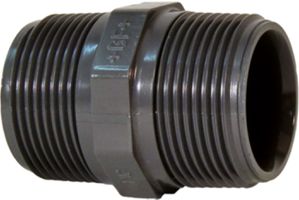 Doppelnippel +GF+ PVC-U