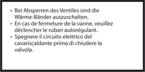 Hinweisaufkleber RAYCHEM LAB-38