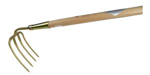 Kräuel lackiert mit Schwanenhals L= 135cm, B= 180mm, m. Eschenstiel - Gartenbauwerkzeuge