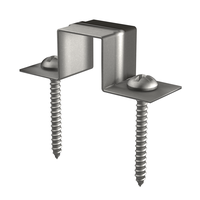 Befestigungsbride z/Schutzprofil Inox AF 250.010.006 / AL 56 m/Schraube 5x40 - AF Blitzschutzprogramm