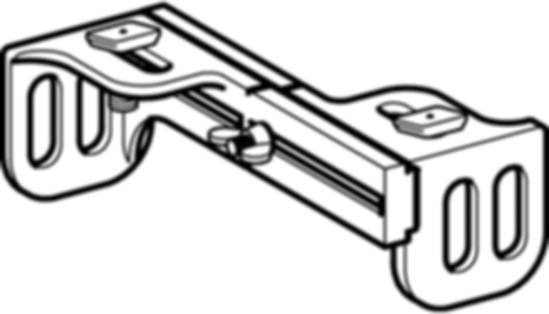 Rückwandbefestigung-Elem. 461.015.00.1 - Geberit-GIS