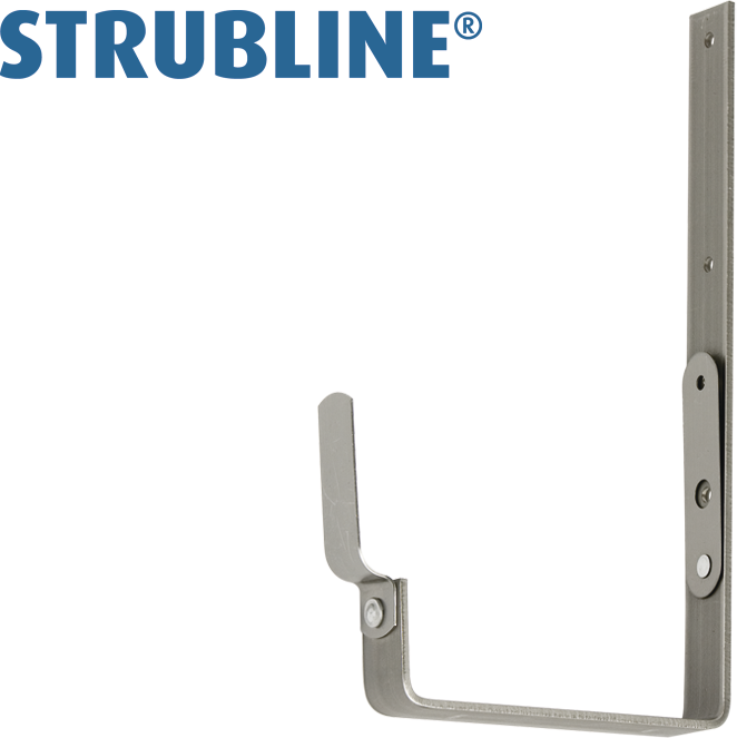 Rinnenhaken eckig 27/4 330 mm 115 "Strubline" - Cr-Ni Spenglereihalbfabrikate