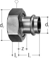 Verschraubungen +GF+ JRG Optipress / Sanpress BR2