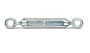 Spannschlösser mit 2 Ösen, INOX A4 M5 x 70mm, Ösen-Ø 8mm - Ketten und Zubehör