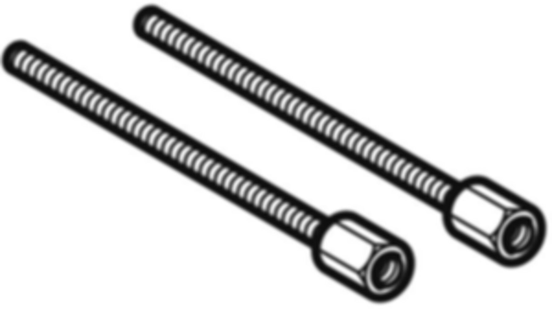 Bausatz-Verlängerung M10 x 220 mm Set à 2 Stück 111.887.00.1 - Geberit-Duofix