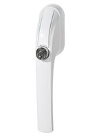Fenstergriff abschliessbar weiss FG300W AL0125 - Vorhängeschloss, Sicherheitsbeschläge