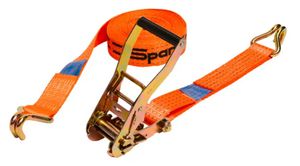 SPANSET Zurrgurte, 2tlg. mit Ratsche L=8m, B=50mm, 4000 daN, 2 Drahthaken - Hebewerkzeuge