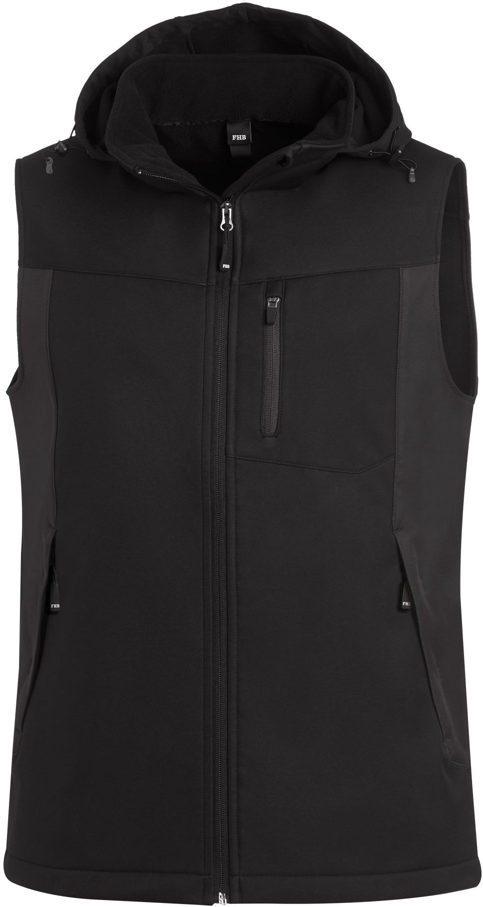 FHB JUSTUS Softshellweste anthrazit-schwarz Gr. M - Textilien