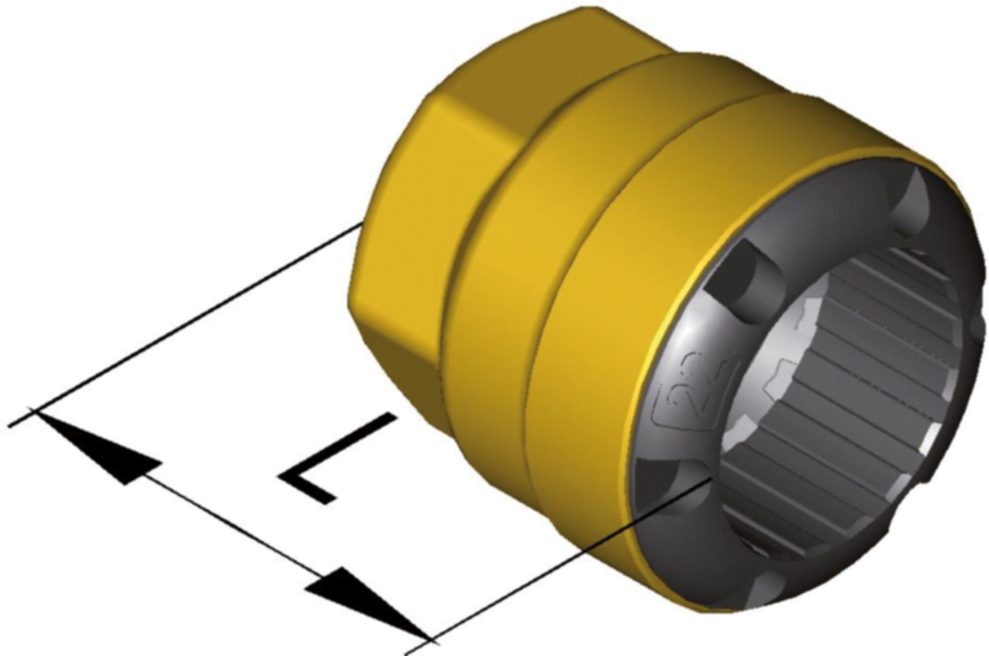 Kappe mit Stützhülse d 16 mm L 34 9830.16 - SudoFIT-Formstücke