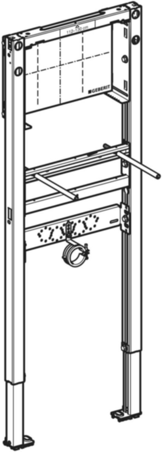 Element für Waschtisch 111.279.00.2 Typ 112, Wandarmatur-UP, schmale Ausführung - Geberit-Duofix