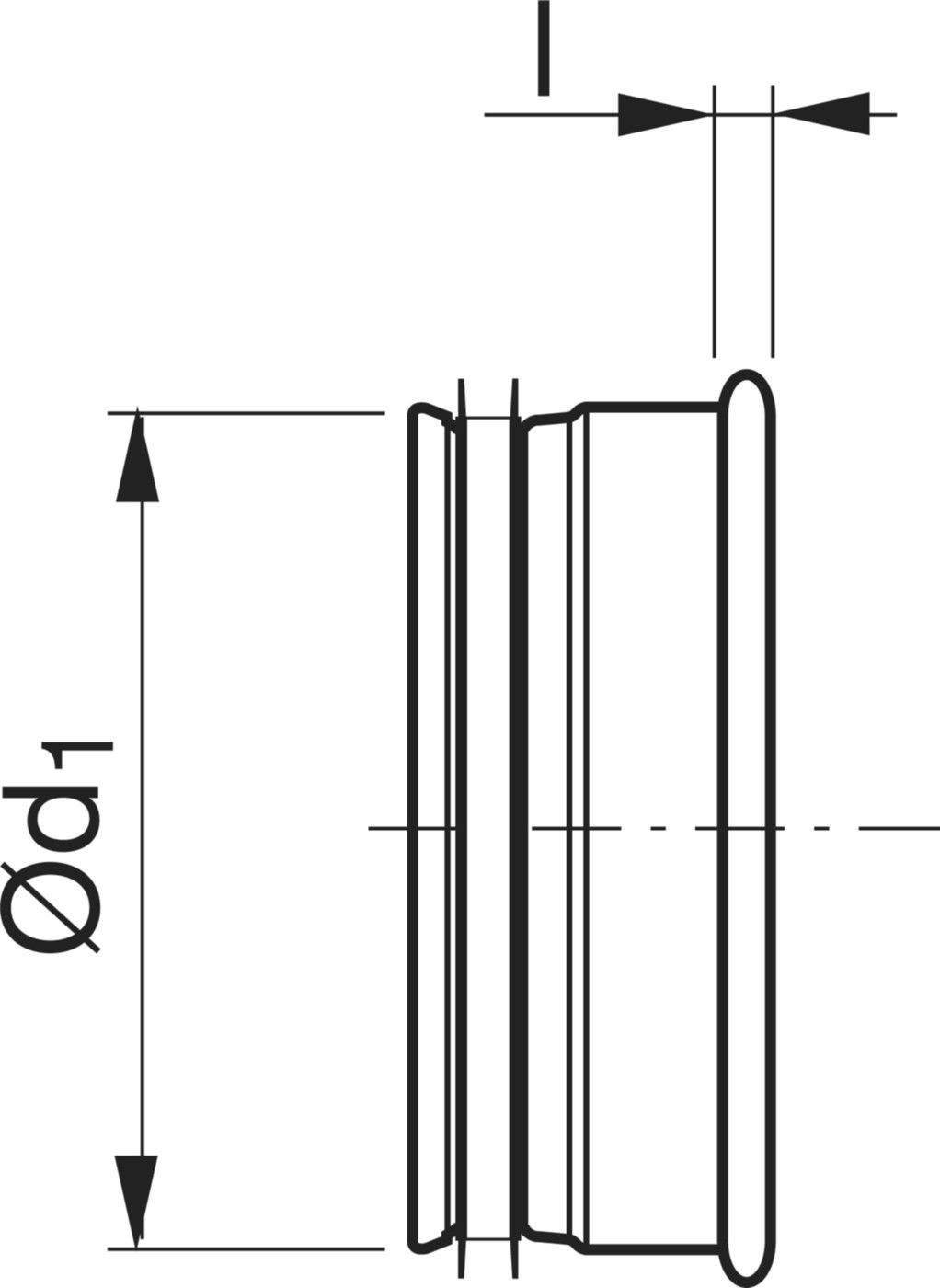 Deckel 200mm ESU-V - Spiralfalzrohre und Zubehör System Safe