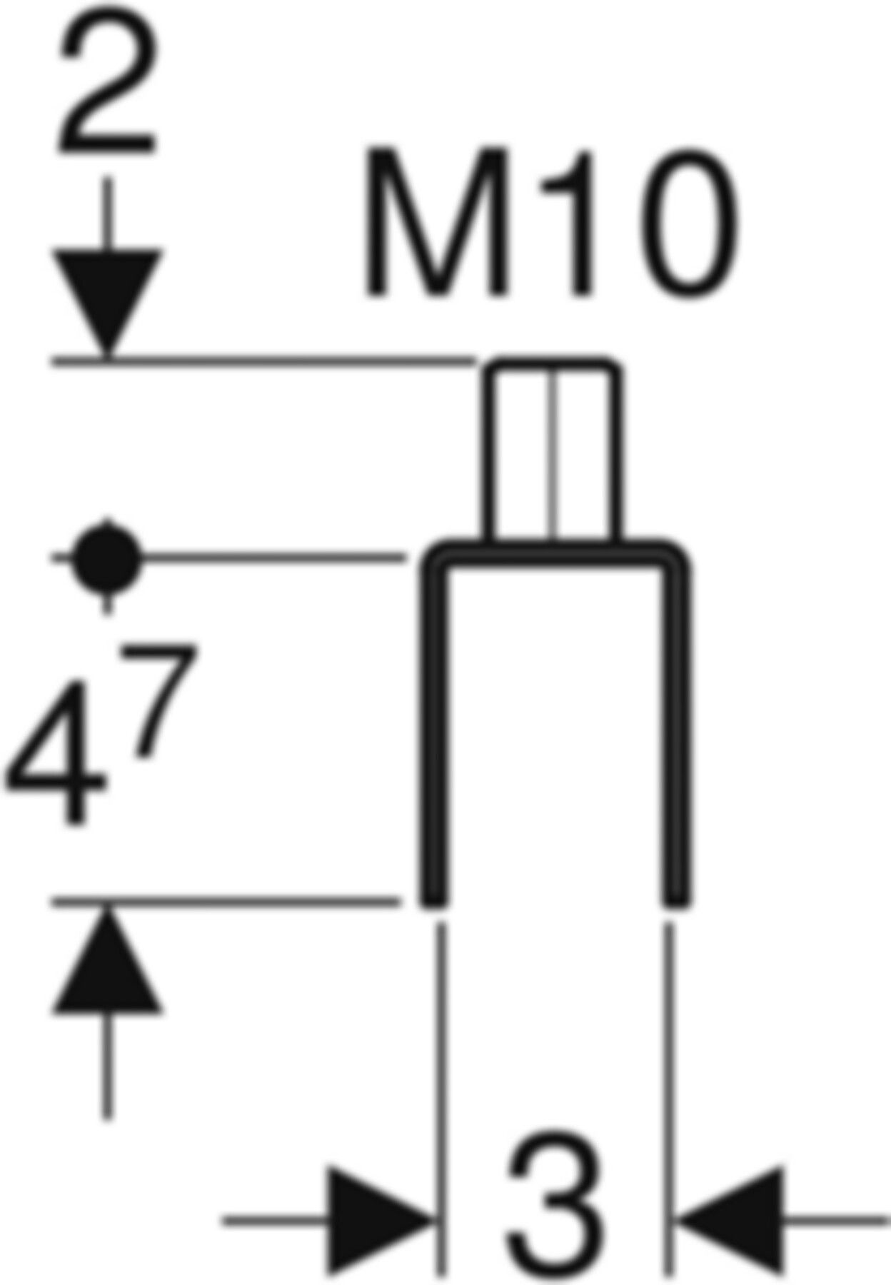 Verbindungselement M10 362.864.26.1 - Geberit-Dachentwässerung