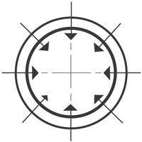 Drainage Rohre geschlitzt