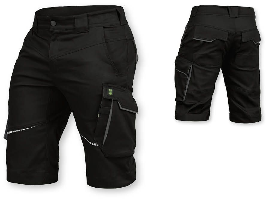 Shorts Leib Wächter Herren schwarz/grau, Gr. 48 - Textilien