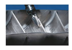 HM-Frässtift, Rundbogenform RBF 1225/6 ALU, Schaft Ø 6mm - Schleifen, Trennen