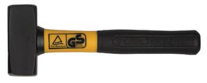 Handfäustel 1000g, L= 280mm, Glasfaserstiel gummiert - Bauwerkzeuge