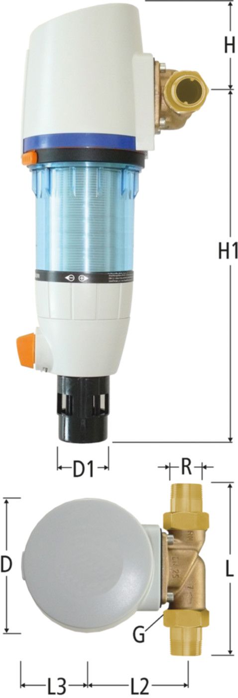 Feinfilter rückspülbar NUSSBAUM Aquapro