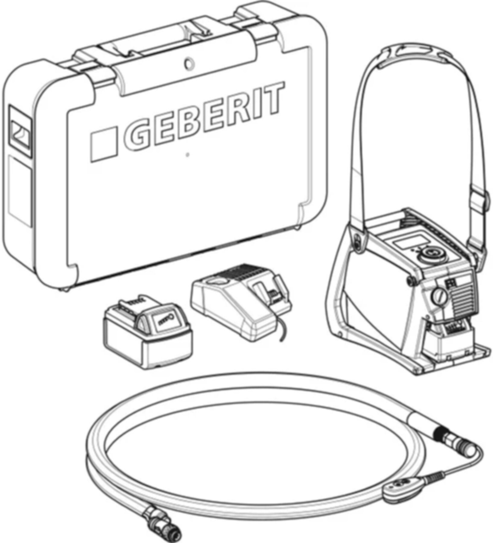 Hydraulikaggregat Compact CP700G 691.231.P1.1 im Koffer - Mapress-Werkzeuge und Zubehör