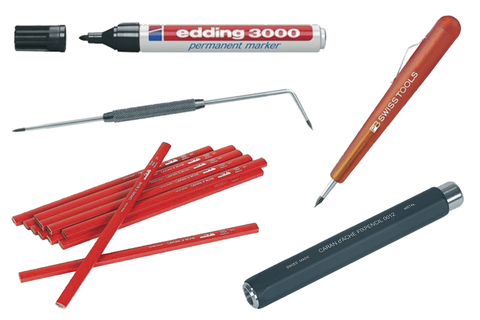 Anreissen und Signieren