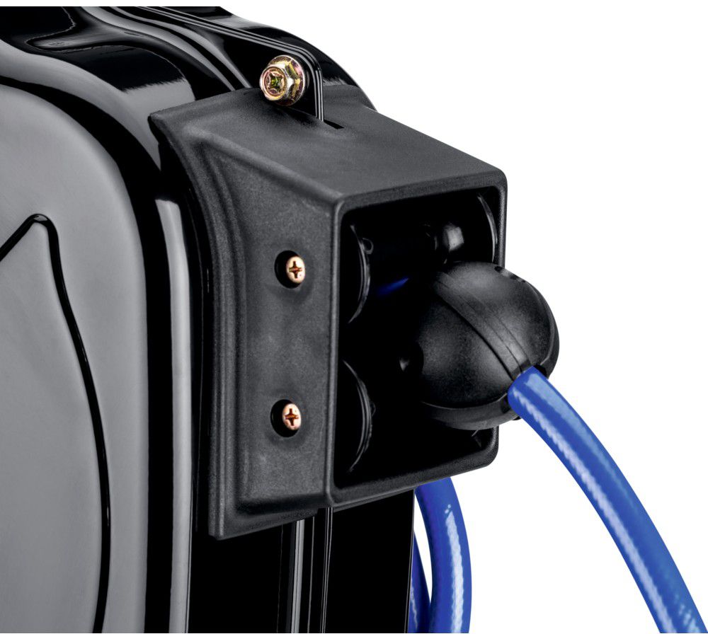 Schlauchaufroller, mit autom. Rückzug L= 12 m, Ø 8 x 12 mm, 12 bar - Metabo Maschinenzubehör