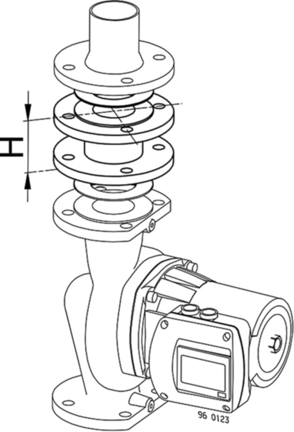 Zwischenstücke Z53 PN6 DN65 H 85 mm 11.1678.015 - Biral Pumpenzubehör