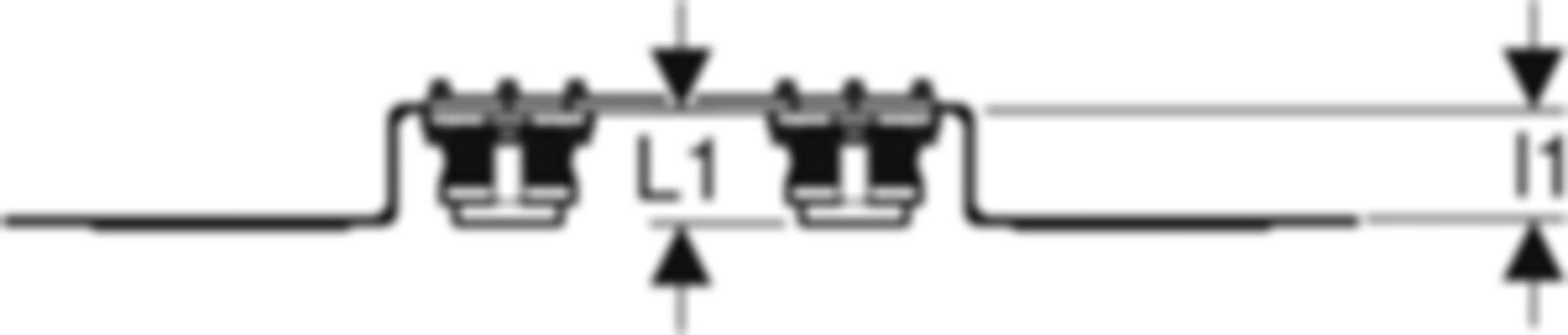 Dose 90° 16mm-1/2" 650.791.00.3 vormontiert 153mm, mit MasterFix - Geberit FlowFit-Rohre/Formstücke