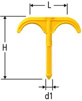 Doppel-Einschlagrohrbügel NUSSBAUM