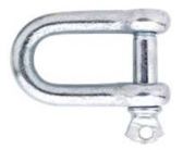 Schäkel gerade, galv. verzinkt Bolzen-Ø 12mm, Nutzlast 630kg - Ketten und Zubehör