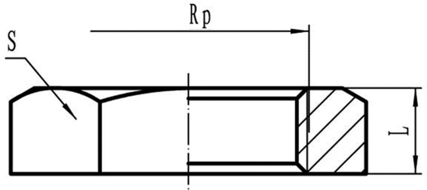 Inox-Kontermutter 1310 1/4" - Rostfreie Gewindefittings