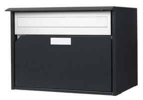 Briefkasten Huber Alu 400 415x310x290mm, anthrazit - Briefkasten Huber