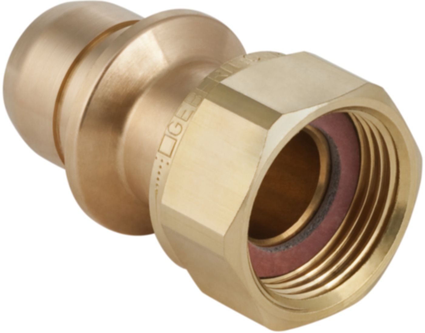 Verteiler-Steckübergang 653.472.00.1 28mm- 1" mit Überwurfmutter - Geberit-Push Fit-Formstücke