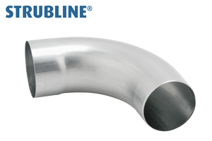 Ablaufrohrbogen gschw. 70° 75 mm 213 "Strubline" - Verzinkte Spenglereihalbfabrikate