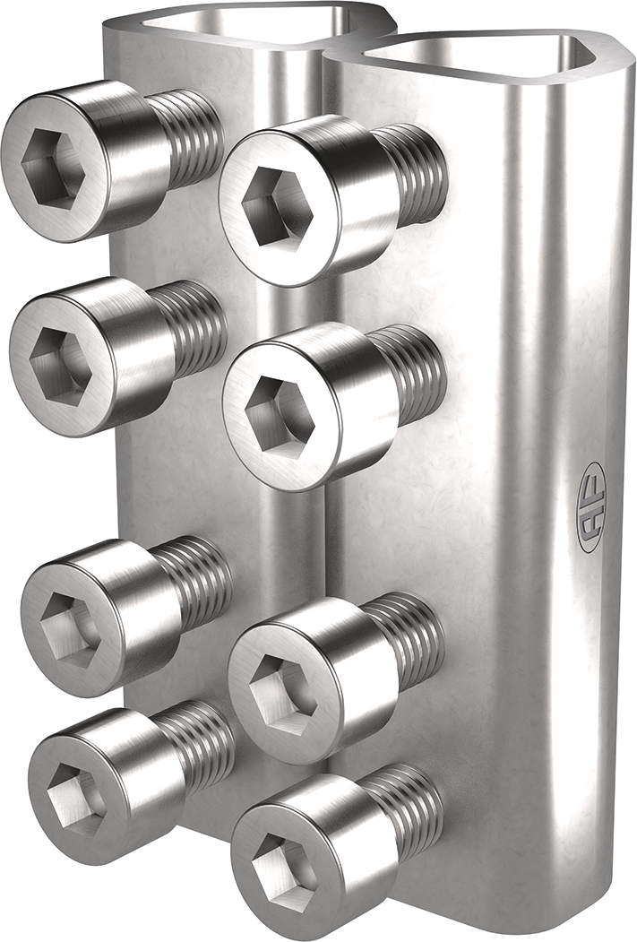 Messtrennstelle parallel M6, Inox, 6-11 AF 270.025.004 / AL 8 - AF Blitzschutzprogramm