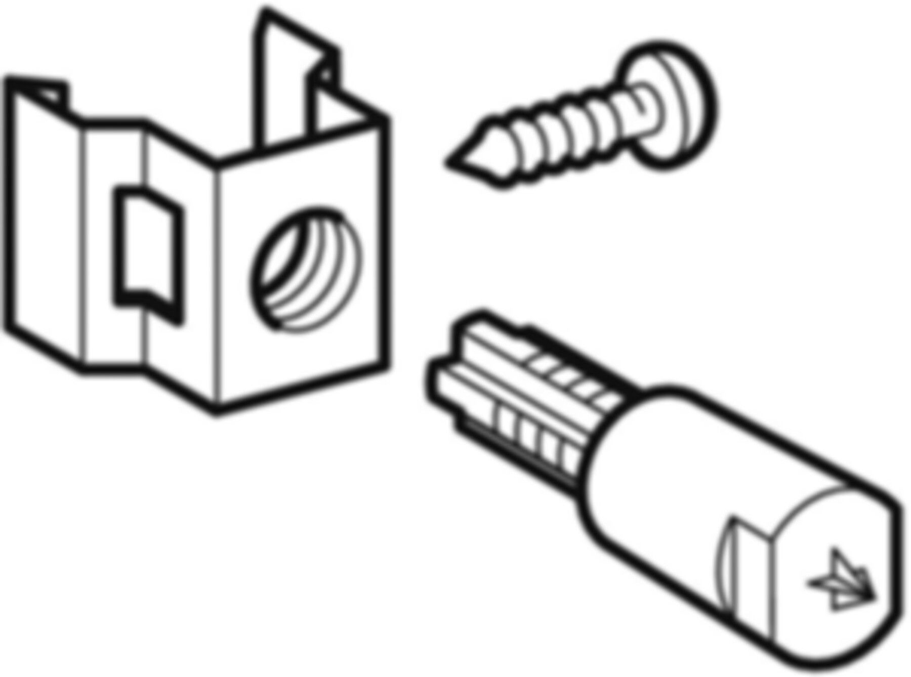 Befestigungsclip 461.004.00.1 - Geberit-GIS