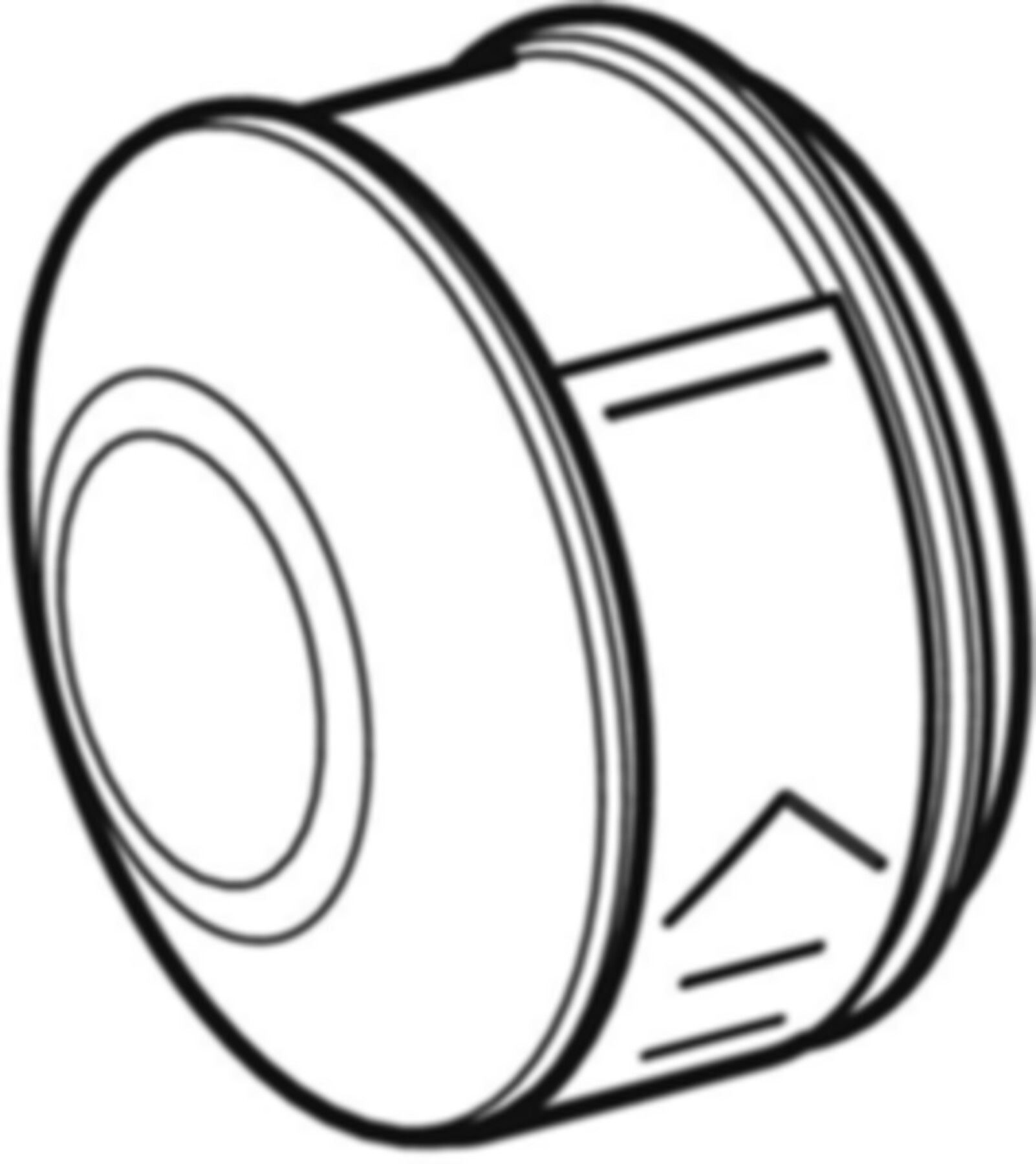 Verteiler-Kappe 28 mm lösbar 653.484.00.1 - Geberit-Push Fit-Formstücke