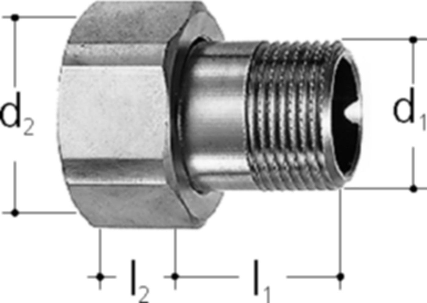 Eisenrohrverschraubungen +GF+ JRG